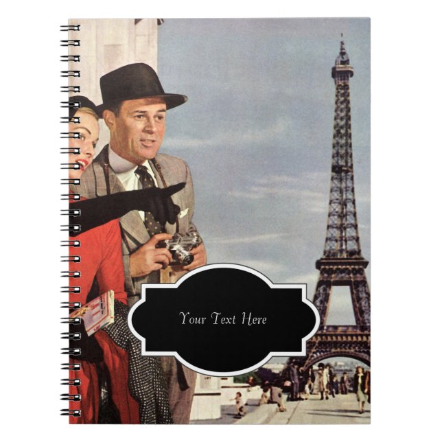 Carnet Amants dans l'illustration de cru de Paris (Devant)