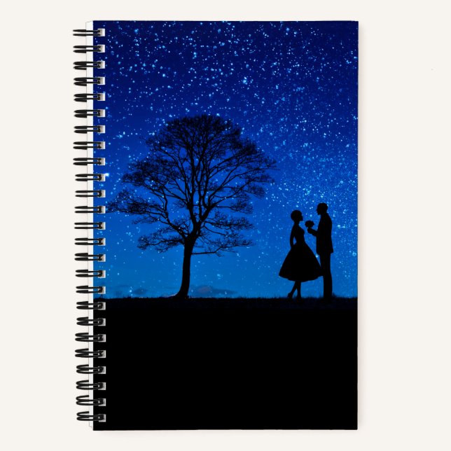 Carnet Amants sous une pleine lune     (Recto)