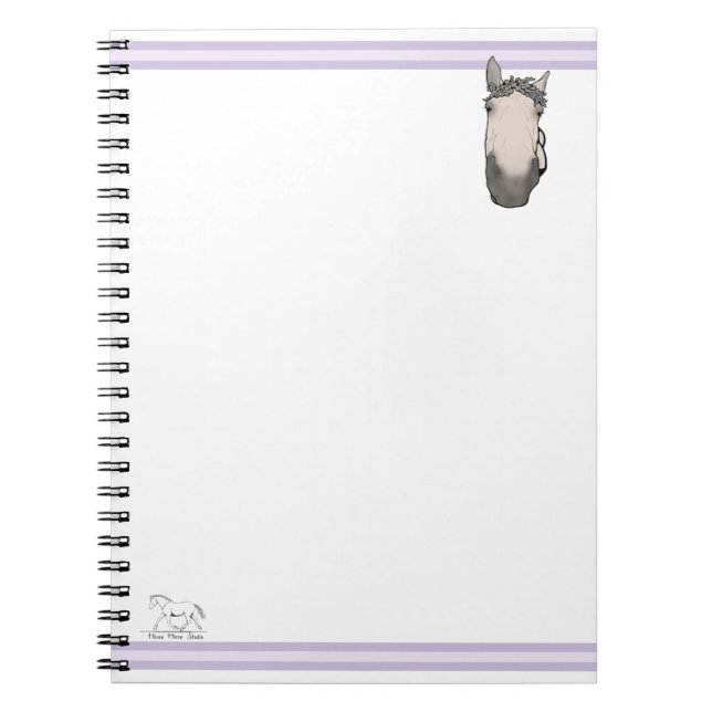 Carnet Amateur de chevaux drôle, museau de supervision fa (Devant)