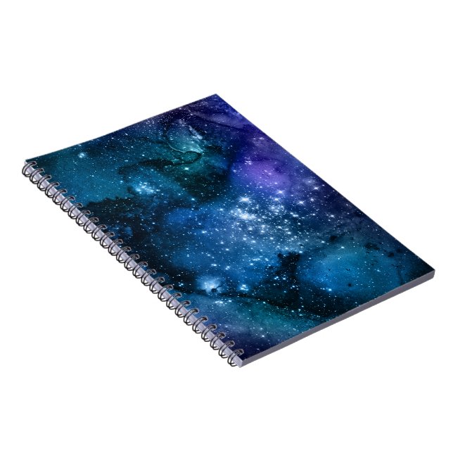 Carnet Amateurs de galaxie Starry Space Blue Sky White Sp (Côté Droit)