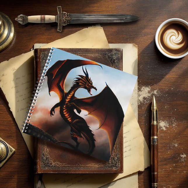 Carnet Amber Dragon Imaginaire (Créateur téléchargé)