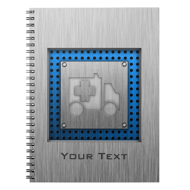 Carnet Ambulance ; Métal-regard (Devant)