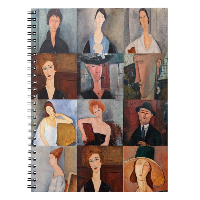 Carnet Amedeo Modigliani - Collage de chefs-d'oeuvre (Devant)