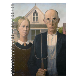 Carnet American Gothic : Vie rurale pauvre paysan