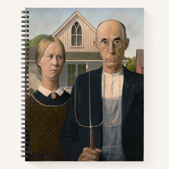 Carnet American Gothic : Vie rurale pauvre paysan (Devant)