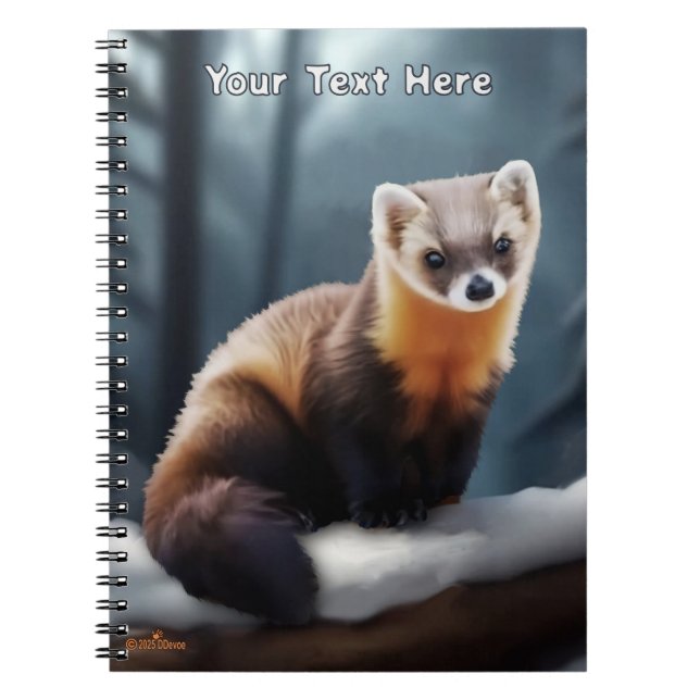 Carnet American Pine Marten (Devant)