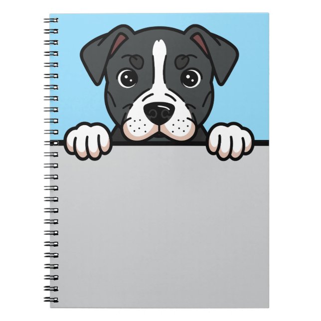 Carnet American Staffordshire Terrier Custom Amstaff Chie (Devant)