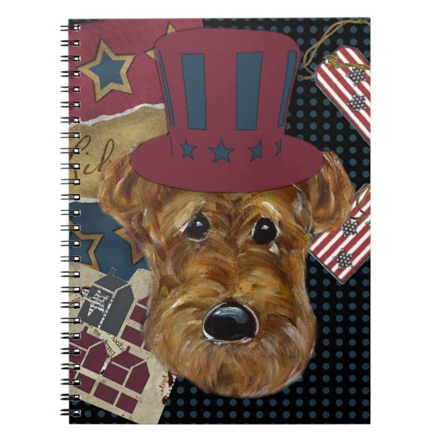CARNET AMERICANA AIREDALE (Devant)