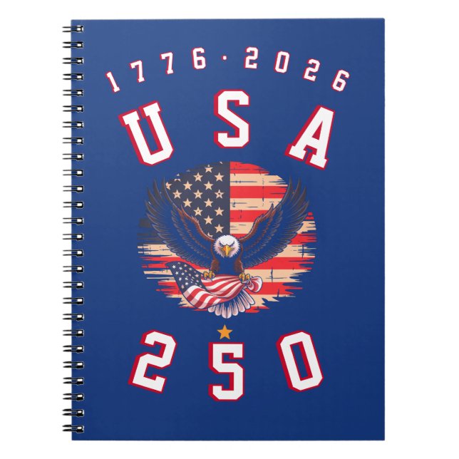 Carnet America's 250th Anniversary USA 250 1776 2026 (Devant)