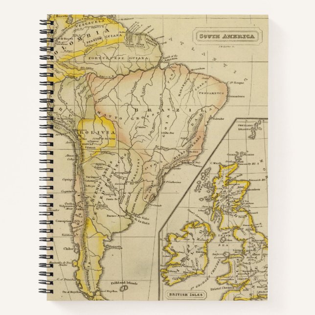 Carnet Amérique du Sud, îles britanniques (Devant)