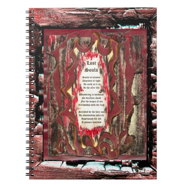 Carnet Âmes perdues (Devant)