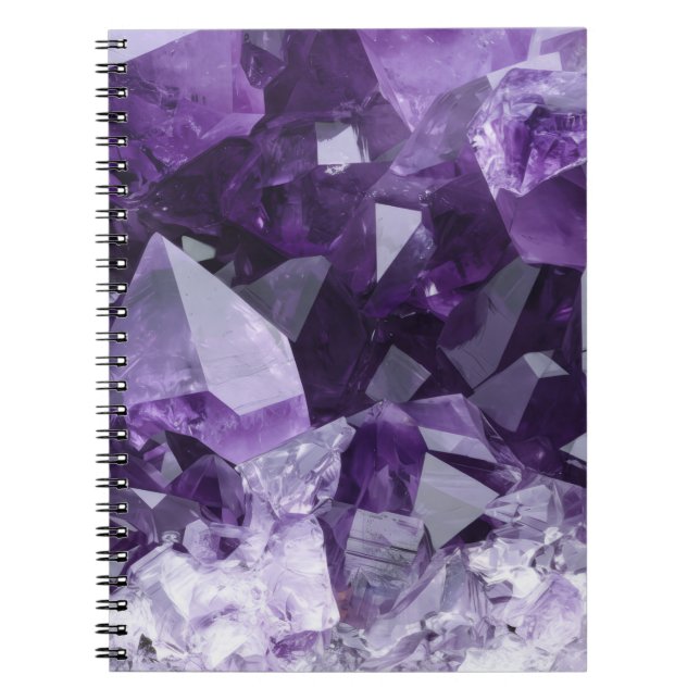 Carnet Amethyst Healing Crystal Cluster (Devant)