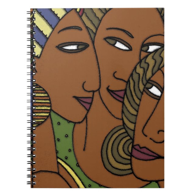 Carnet Amies de soeur de femmes d'Afro-américain (Devant)