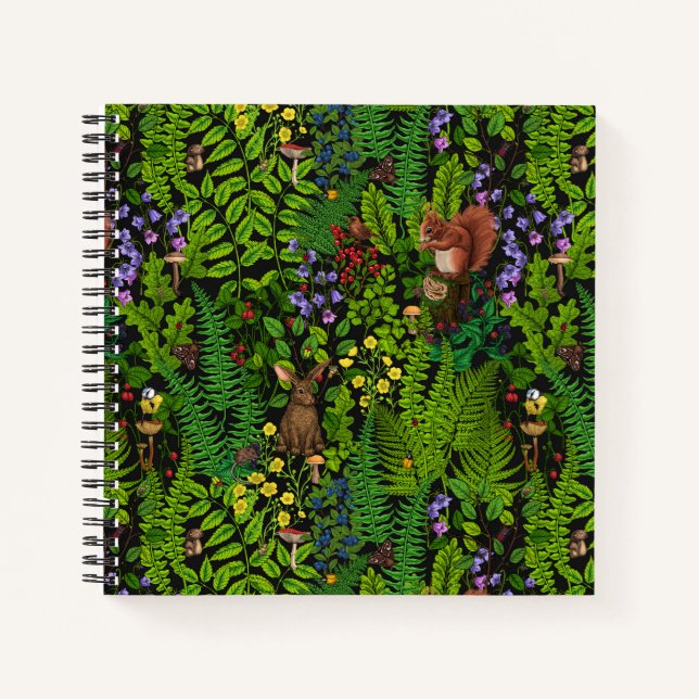 Carnet Amimies et plantes des bois (Devant)