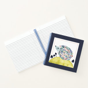 Carnet Amis de Clementine Cochon de couverture d'art po