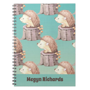 Carnet Amis de la forêt Petit Hérisson Mignon