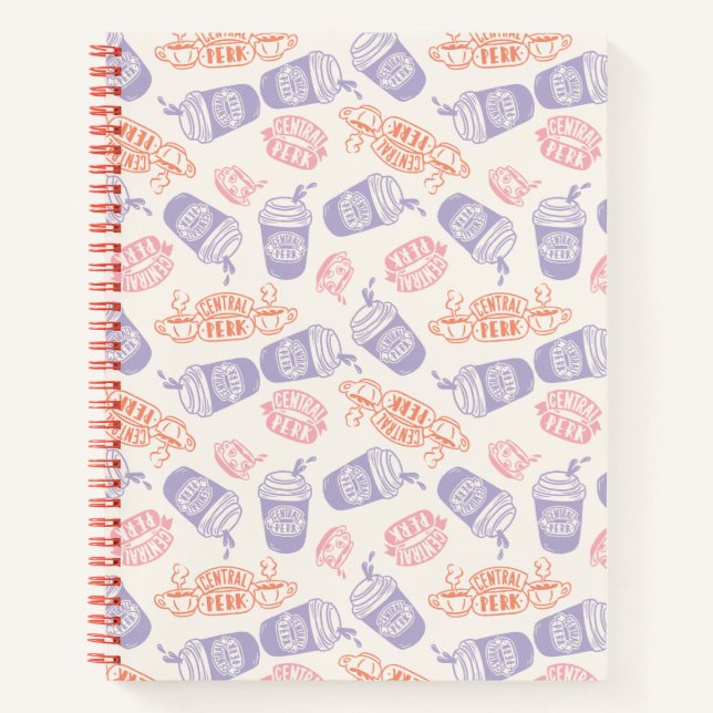 Carnet AMIS™ | Pastel Central Perk Motif (Devant)