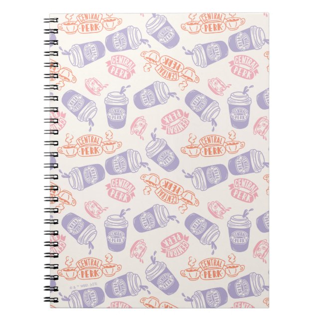 Carnet AMIS™ | Pastel Central Perk Motif (Devant)