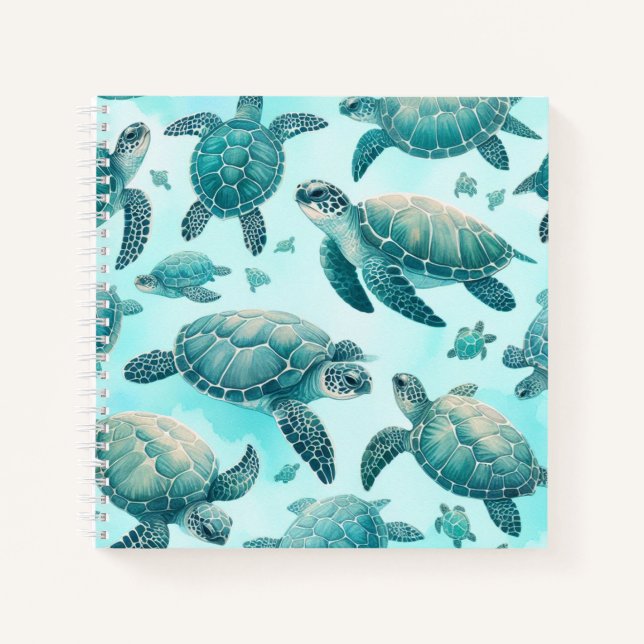 Carnet Amis Tortues Marines (Devant)