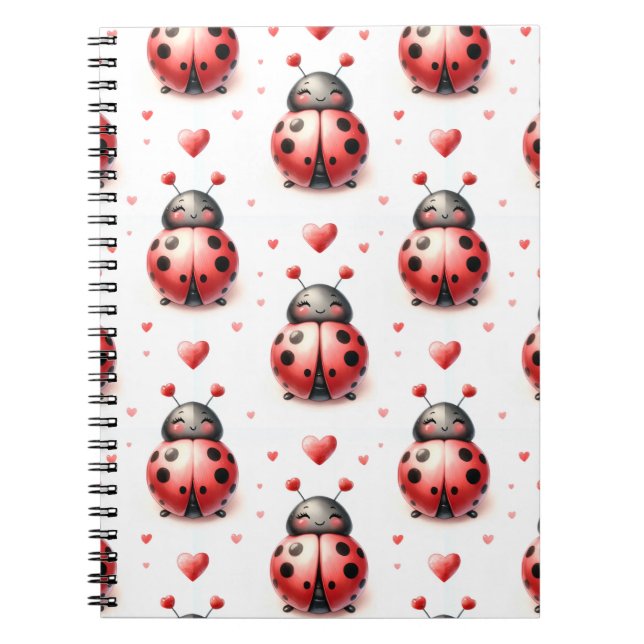 Carnet Amour de coccinelle (Devant)