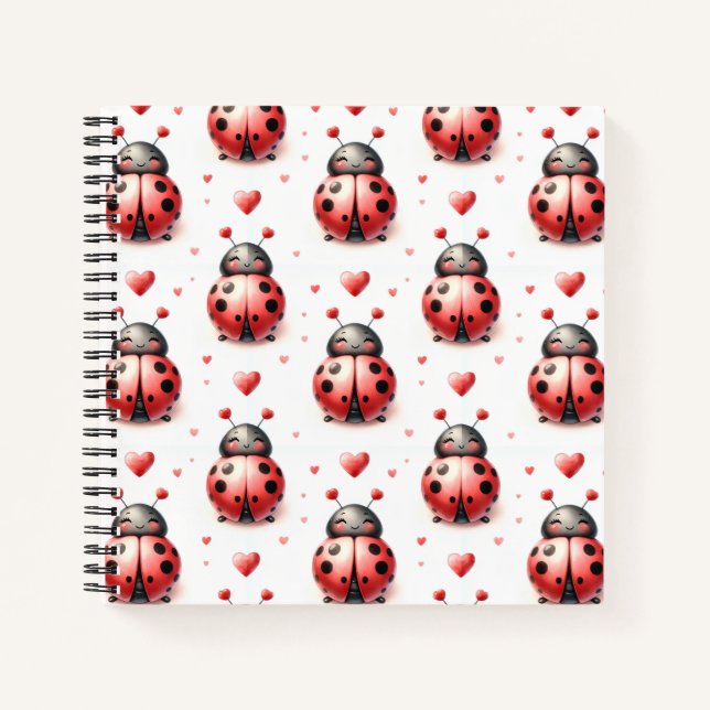 Carnet Amour de coccinelle (Devant)