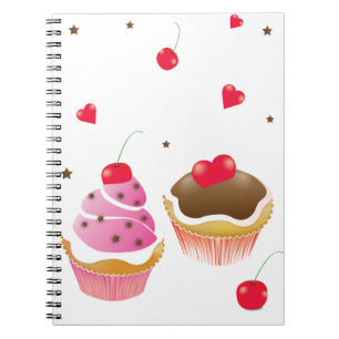 carnet "Amour de cupcakes"