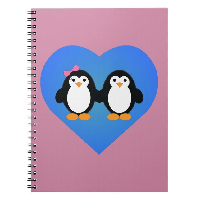 Carnet Amour des pingouins (Devant)