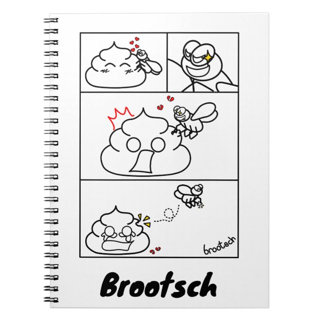 Carnet Amour et trahison - Brootsch le PooPoo (Devant)