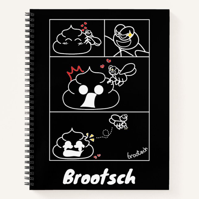 Carnet Amour et trahison - Brootsch le PooPoo (Devant)