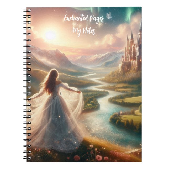 Carnet Amour Éthéré Pages Enchantées  (Devant)