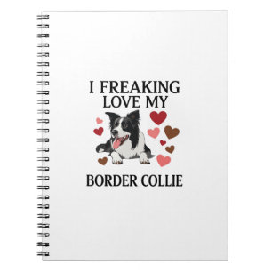 Carnet Amour fou pour Border Collie Dog Hearts_1