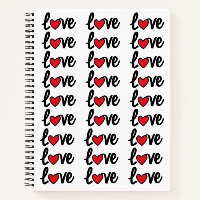 Carnet Amour Moderne sans couture (Devant)