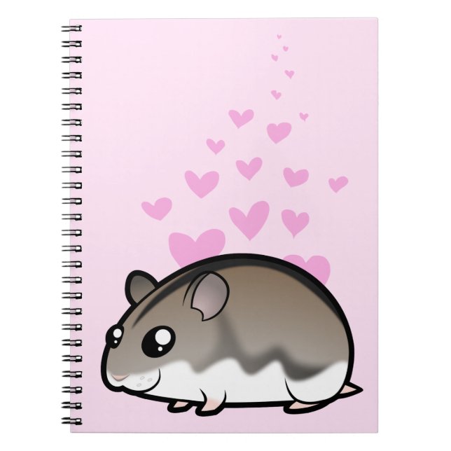 Carnet Amour nain de hamster (Devant)