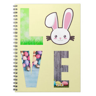 Carnet Amour Pâques - Lapin de Pâques - Oeuf de Pâques