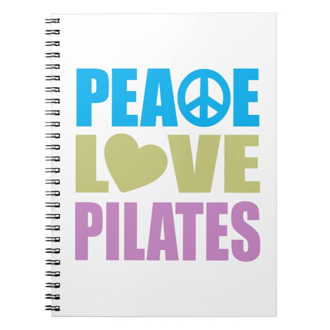 Carnet Amour Pilates de paix (Devant)