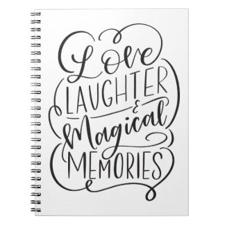 Carnet Amour rire et souvenirs magiques Lettres