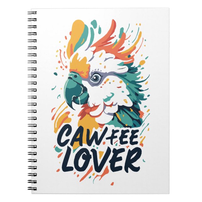 Carnet Amoureux de café Cacatoès (Devant)
