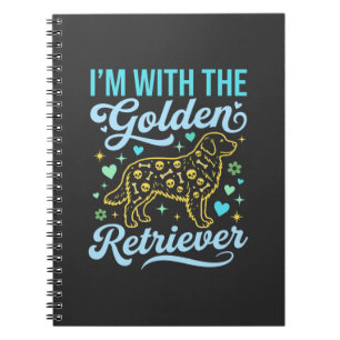 Carnet Amoureux de Golden Retriever Motif Crâne Halloween