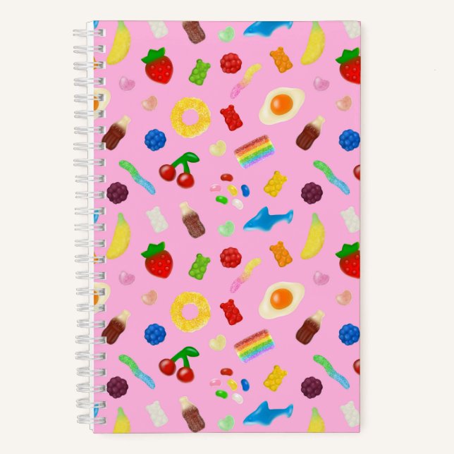 Carnet Amoureux de Gummies Rose (Recto)