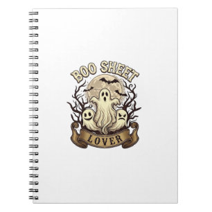 Carnet Amoureux de la feuille Boo Fantômes de Halloween C
