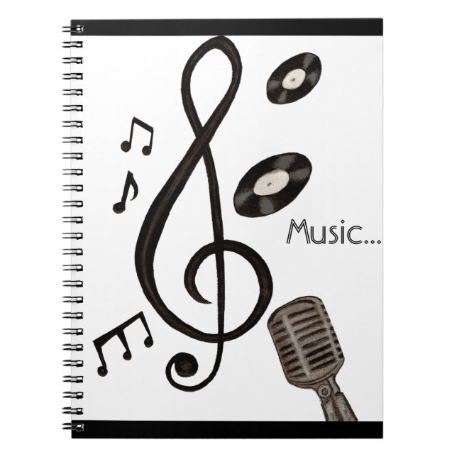 Carnet Amoureux de la musique (Devant)