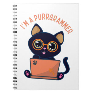 Carnet Amoureux de les chats Je suis un programmeur