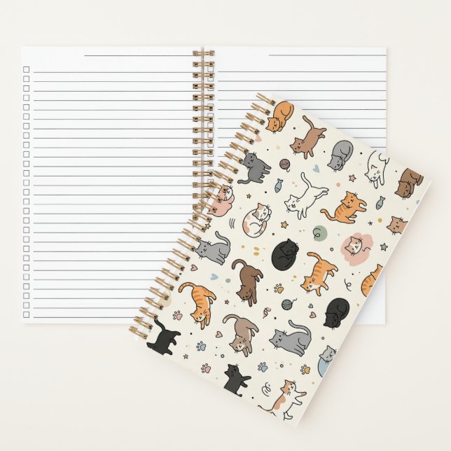 Carnet Amoureux des chats (À l'intérieur)