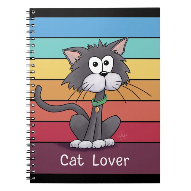 Carnet Amoureux des chats festif (Devant)