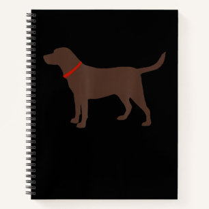 Carnet Amoureux des chiens Chocolat Labrador Chien Silh