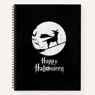 Carnet Amoureux des chiens Happy Halloween Lab sorcier