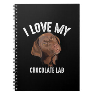 Carnet Amoureux des chiens   J'adore mon laboratoire de c