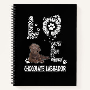 Carnet Amoureux des chiens Love Chocolate Fleur de sole