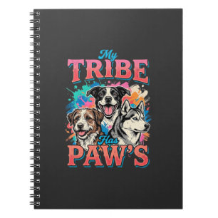 Carnet Amoureux des chiens Ma tribu a des pattes