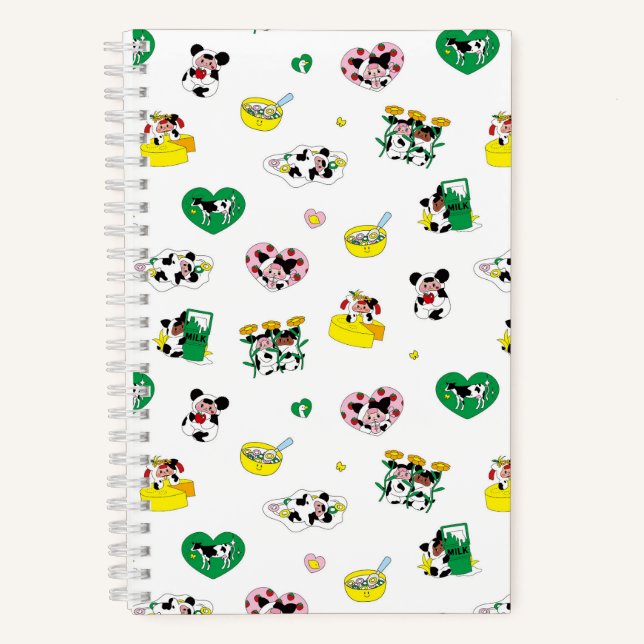 Carnet Amoureux du lait Blanc (Recto)